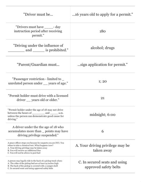 printable kentucky permit test